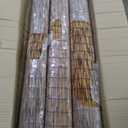 Barydat 3 Pcs 6 x 16.4 ft Reed Fence Roll, 85% Shade Bamboo Privacy Screen, Natural Decorative Reed Fencing for Outdoor Garden Backyard Patio Balcony