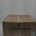 Restaurantware-Clean Tek Professional 15 Gallon Trash Can, 1 Slim Rectangle Waste Basket - With Handles, Space Saving, Black Plastic Garbage Bin, For Commercial Space, Office, Store, Cafe, And More