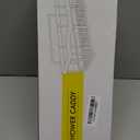 EUDELE Adhesive Shower Caddy, 5 Pack Rustproof Stainless Steel Bath Organizers With Large Capacity, No Drilling Shelves for Bathroom Storage & Home Decor (XL size, Black)