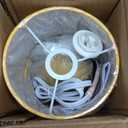 Simple Designs Table Lamp, Mustard Yellow (LT1134-MST)