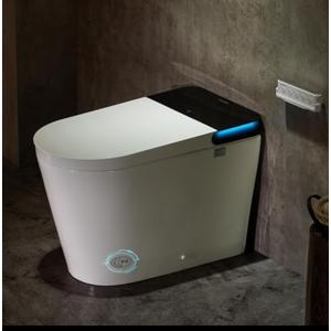 Casta Diva Smart Toilet with Bidet Built in, Auto Open Close, Foot Sensor, 1000 MaP Auto Flushing, ADA Comfort Height, Artistic Lighting, Smart Heated Seat, Foam Dispenser, Tank Built in (CD-U010Max)