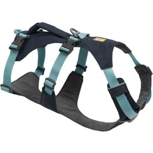 Ruffwear, Flagline Dog Harness, Lightweight and Reflective, No Pull Dog Lift Harness for Hiking, Running and Everyday Use, Basalt Gray, Large/X-Large