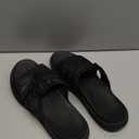 COFACE Mens Sport Recovery Sandals Plantar Fasciitis Soft Cushion Lightweight Orthotic Slides for Men (13, All black)