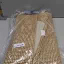 KOZYFLY Boho Rugs for Entryway 3x5 ft Washable Area Rug Non Slip Rubber Backed Entry Rug Woven Indoor Door Mat Cotton Kitchen Rugs Floor Carpet for Entryway, Foyer, Backdoor, Tan/Orange/Brown