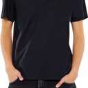 Forever 21 Men's Supima Cotton Slim Polo Shirt (Black, S)