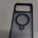 Designed for iPhone 17 Pro Max Case, with 360 Magnetic Stand [Compatible with MagSafe] [Military Drop Protection] Shockproof Translucent Matte Case for 17 Pro Max 6.9", Deep Blue