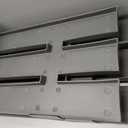 Ekena Millwork Lifetime Vinyl LS3S12X05500TG Standard Three Board Spaced, Board-n-Batten Vinyl Shutters, w/Installation Shutter-Lok's & Matching Screws (Per Pair), 12"W x 55"H, Tuxedo Grey