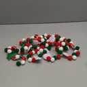 6.56 ft Vintage Christmas Santa Banners Christmas Decorations Wooden Garland Hanging Decorations Xmas Banner for Xmas Party Home Office Mantle Wall Outdoor Indoor