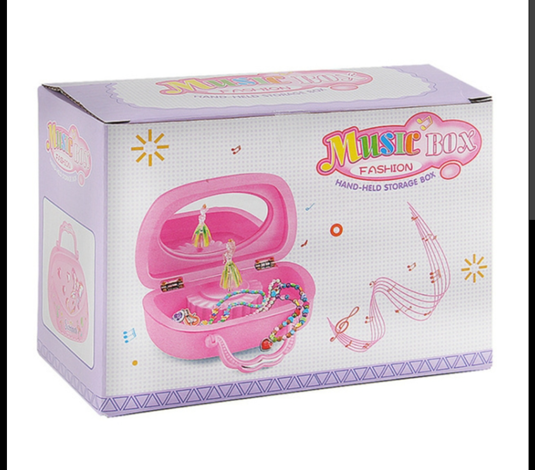 AOMOTA Ballerina Jewelry Music Box for Girls - Spinning Ballerina Kids Music Box, Ballet Birthday Gifts