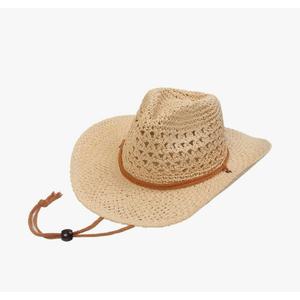 Women/Men Straw Cowboy Hat Wide Brim Sun Beach Cowgirl Hat Summer Western Cowboy for Travel Outdoor Family