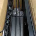 SNTD Dish Drying Rack - Extendable Dish Rack, Large Sink Drying Dish Drainer for Kitchen Counter, Stainless Steel Dish Strainer with Utensil Holder (Black)