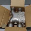 Exhaust X Pipe 2.5 Inch Inlet,Stainless Steel Universal X Pipe 2.5" Inlet 2.5" Outlet 12" Long for Smoother Exhaust Pipe,Dual 2 1/2 Inch Crossover X Pipes Exhaust Tip