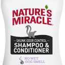 Nature's Miracle Skunk Odor Control Shampoo & Conditioner Lavender Scent 32 Ounces, Odor Control Formula