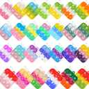 30PCS Party Favors for Kids,Bulk Fidget Toys, Birthday Party Toys, Small Classroom Prizes Box Fidgets Toys for Kids Toddlers Adult, Goodie Bag Stuffers, Treasure Chest, Bubbles Poppers (Square)
