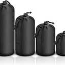 Selens 4 Pack Lens Cases with Thick Protective Neoprene Camera Lens Pouch Set for DSLR Camera Lens Sony Nikon Olympus Panasonic - Size: Small, Medium, Large and Extra Large Pouches
