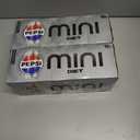 2 x Diet Pepsi Soda, 7.5 Ounce Mini Cans, 10 Pack