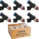 0280158191 OE Performance Fuel Injectors,Compatible with/Ford 3.5L F150 Explorer Edge Flex Mustang 2011 2012 2013 2014 2015 2016 2017 2018 2019 |3.5 TIVCT| |3.7 DOHC/PFI NA| |4 Holes| |Set of 6|