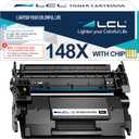 148X Toner Cartridge Black High Yield 4101fdw 148A Replacement for HP 148X 148A W1480A W1480X for HP LaserJet Pro MFP 4101fdw 4101fdn 4101 Pro 4001dw 4001dn 4001n 4001 Printer Ink (2-Pack)