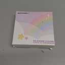 Silicone PS5 Controller Cover Skin Set, Anti-Slip Soft Protective Case for PS5 Wireless Controller with 2 Thumb Grip Caps and 1 Sticker