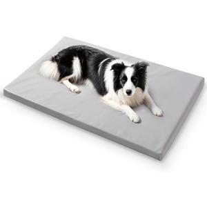 Dog Mat,23"x 36"Dogs Crate Pad,Indoor Non-Slip & Waterproof Dog Mat,Easy Wipe Clean in SecondsSleeping for Floor,Car,Sofa,Crate (Gray)