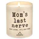 ARVEXO Birthday Gifts for Mom - Moms Last Nerve Long Lasting Vanilla Lavender Scented Candle 10 oz - Mothers Day Birthday Gifts from Daughter Son, Funny Mama Gift Ideas, Gift for Mother in Law