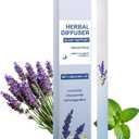 Lavender Herbal Diffuser Stick, Non-Electric Pocket-Sized Quit Smoking Inhaler, Natural Fresh Scent for Calm, 600 Uses