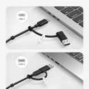 Anker USB C Hub, 8-in-1 5Gbps Data Hub, USB Splitter with 3 USBA and 4 USBC Ports, 100W PD-in, 2-in-1 USB-Connector, for Laptop, MacBook, iPad and More (45W Adapter Included)