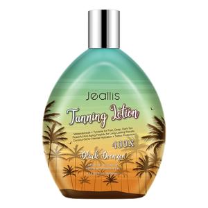 Jeallis Extreme Dark Tanning Lotion Accelerator for Indoor Tanning Beds & Outdoor Sun Tan with Bronzer to Get Dark Fast Tan, Bronzing Tanning Lotion with Tattoo Protecting Formula, DHA Free, 13.5oz