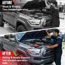 Hood Struts Lift Support Fit for Toyota Tacoma 2016-2023, Heavy Duty Hood Lift Supports Gas Spring Struts Fit for Tacoma 2023 16-22 Black Powder Coated QuickLIFT Support Accessories