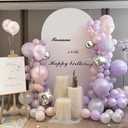 SuuWoee 7.2 FT Wedding Arch Backdrop Stand and White Arch Cover, Gold Balloon Arched Frame White Cover for Birthday Party Ceremony Bridal Baby Shower Event Decor