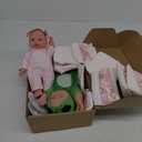 17 Pcs Baby Shower Game Supplies for Blindfold Diaper Changing Dolls with Blindfolds Diapers Baby Changing Diaper Race Game Set(Brown Kraft)