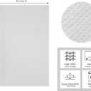 COTTON CRAFT Euro Café Set of 12 Waffle Weave Pure Cotton Super Absorbent Multipurpose Kitchen Towels, Dishcloths, Tea Towels White, 12 Pack