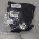 YEOREO Sports Bras for Women Open Back Workout Gym Bra Padded Medium Impact Yoga Tops with Ajustable Back Straps (Large, Black)