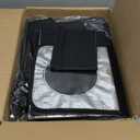 Heated Outdoor Cat House Weatherproof with Heating Pad, Insulated Feral Cat Houses for Outdoor Cats, Safe Escape Door, Heated Cats House for Outside, Outside Stray Cats Shelter with Elevated Base(S) (S(17.3 * 12.6 * (11.8+5.9) In))