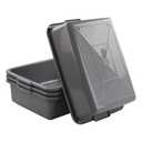 13 L Plastic Commercial Bus Tubs, Grey Plastic Dishwashing Tub, 4 Packs