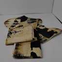 Camille&Andrew 4PCS/Set Black Rustic Bear Shower Curtain, Country Farmhouse Mother Bear & Cute Baby Bears Wild Animal Bathroom Decor, Soft Fabric Bath Curtain, Non-slip Bathroom Mat Bath Rugs, Style 3