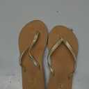 STQ Womens Flip Flops with Arch Support - Comfortable Orthopedic Thong Sandals for Women 2026 - Travel Cruise Essentials, Summer Vocation Outfits, Resort Wear (10, Gold)