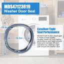 Upgraded MDS47123619 WM3500CW WM3370HWA WM3700HVA WM3270CW WM3670HWA Washer Door Gasket Compatible with LG Front Load Washer Door Seal AGF75223080 AP6236842 LG Washer Door Gasket Washing Machine Parts