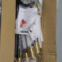 Modern Chandelier Ceiling Light Fixture Sputnik Chandeliers Gold and Black Farmhouse Chandelier Over Table 12-Light Height Adjustable Chandeliers for Dining Room, Living Room,Kitchen Island