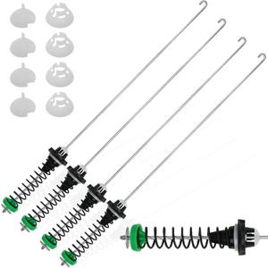 Upgraded W11171694 Suspension Rod Kit (4 Pcs) fit for whirlpool Suspension Rod Kit W11396716 MVW6200KW2 MVW6230HW0 WTW5100HC2 WTW6120HW0 WTW5105HW0 WTW5100HW2 WTW6120HC0