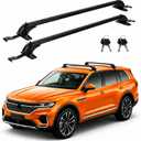 Universal Car Roof Rack, 43" Aluminum Roof Rack Cross Bars | Anti-Theft Lock, Rooftop Cargo Carrier Luggage Holders Cross Bars, 165LBS Capacity for Kayaks Surfboards Bikes Baskets Tools