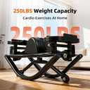 Rock Fitness Stepper, Portable Step Rocker Side to Side at Home, Aerobic Workout Machine Fitness Equipment Suitable for Apartment and Dormitory