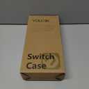 Younik Switch 2 Case Compatible with NS Switch 2 (2025), Carrying Case with 19 Game Card Slots, 4 in 1 Switch 2 Accessories Includes Shoulder Strap, Wrist Strap & Stickers (Black)