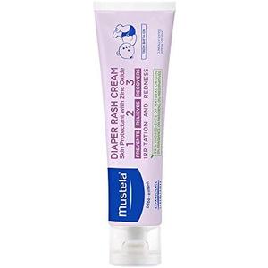 Mustela Baby Diaper Rash Cream 123 - Skin Protectant with Zinc Oxide - Fragrance Free & Paraben Free - with 98% Natural Ingredients - Various Packaging, Pack 2