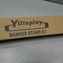 YDisplay X Banner Stand Adjustable Fit Banner Size from 23"X63" to 32"X78" Portable Oxford Bag for Trade Show Exhibition Market,1 Pack