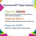 Hammermill Colored Paper, 20 lb Gray Printer Paper, 8.5 x 11-1 Ream (500 Sheets) - Made in the USA, Pastel Paper, 102889R