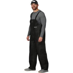 FROGG TOGGS Men's Classic Pro Advantage Waterproof Breathable Bib (X-Large, Black)
