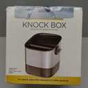 Ninja Luxe Caf Knock Box, Accessories for Espresso Machine, Easy & Mess-Free Puck Disposal, Coffee & Espresso Grounds, Non-slip Base, Removable Bar, Holds 10 Double Shot Pucks, XSKKNOCKBOX