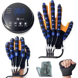 Rehabilitation robot gloves, stroke rehabilitation equipment with USB charging function, hand grinder for treatment (Yellow)