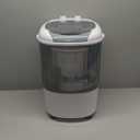 Elevon Mini Spin Dryer Portable Washing Machine, Compact Laundry for Home, Apartment, RV, Gray